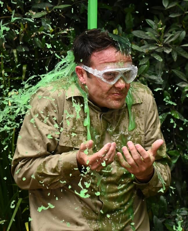 Ant gets coated in slime! (Credit: ITV)