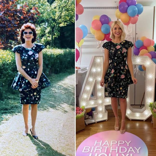 Holly shared the throwback snap on Instagram (Credit: Holly Willoughby/Instagram)