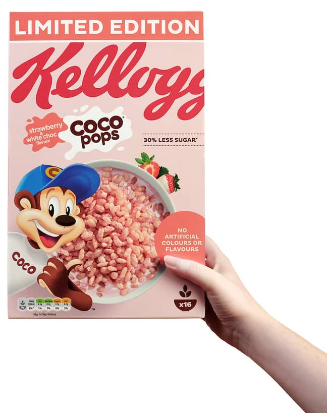 They'll be available in all major supermarkets from Friday 12th February, priced at £2.99 per box (Credit: Kellogg's)