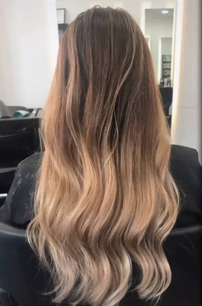 The girl was hoping to have subtle blonde highlights (Credit: TikTok)
