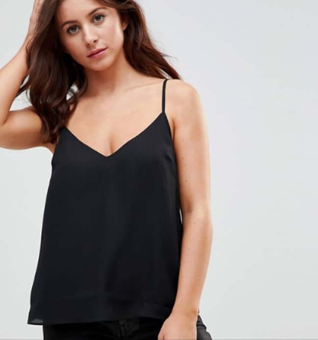 Each cami is double layered to avoid any accidental slips. (Credit: ASOS)