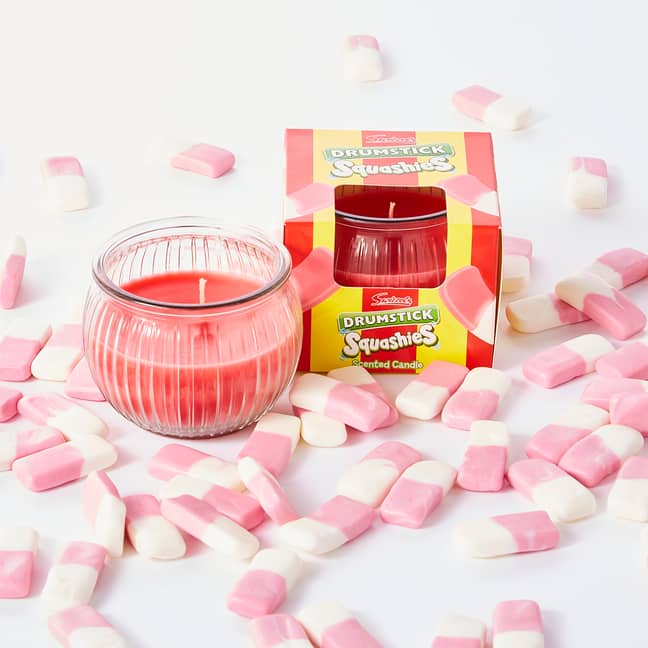 The scented candles come in a range of scents like Drumstick Squashies (Credit: The Food Warehouse)