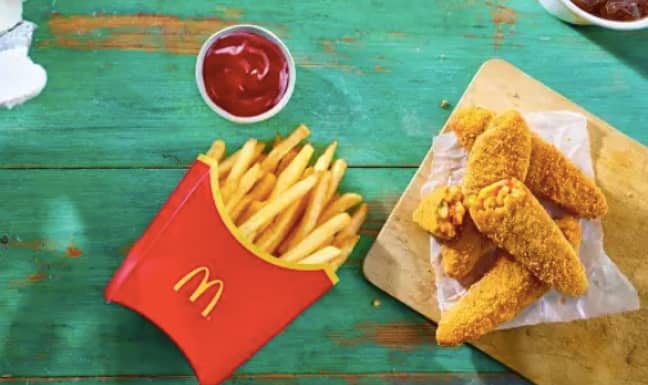 Maccies veggie dippers are also suitable for vegans (Credit: McDonald's) 