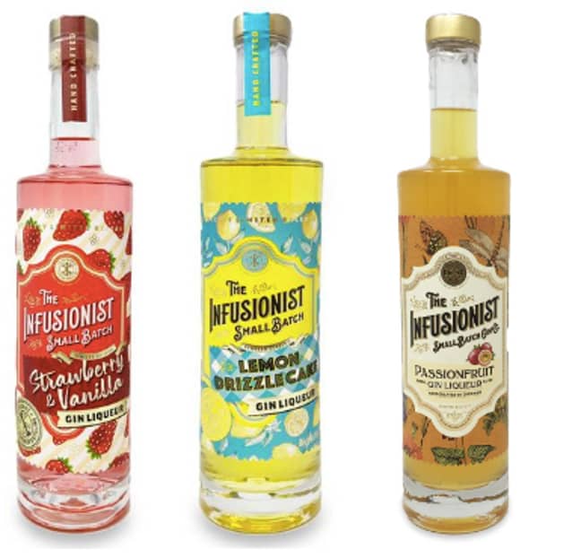 These three gin liqueurs from The Infusionist sound dreamy (Credit: Aldi)