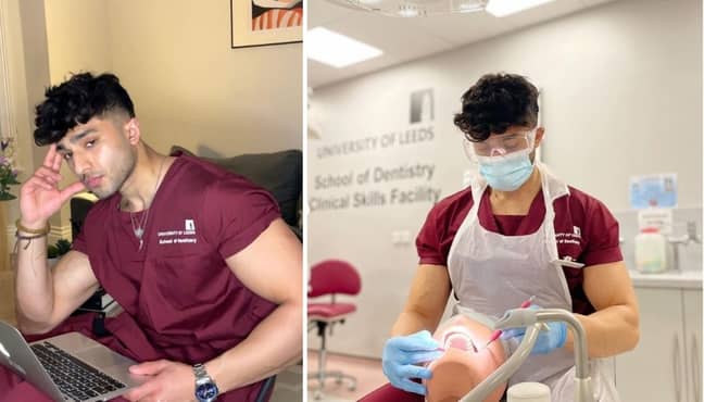 Zack Chugg is a dental student at the University of Leeds (Credit: Instagram/zack.chugg)