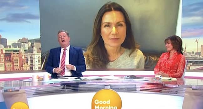 Lorraine Kelly appeared on GMB with Piers (Credit: ITV)