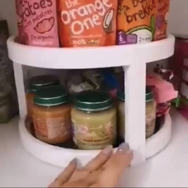 The rack is also good for baby food (Credit: Extreme Couponing and Bargains UK)