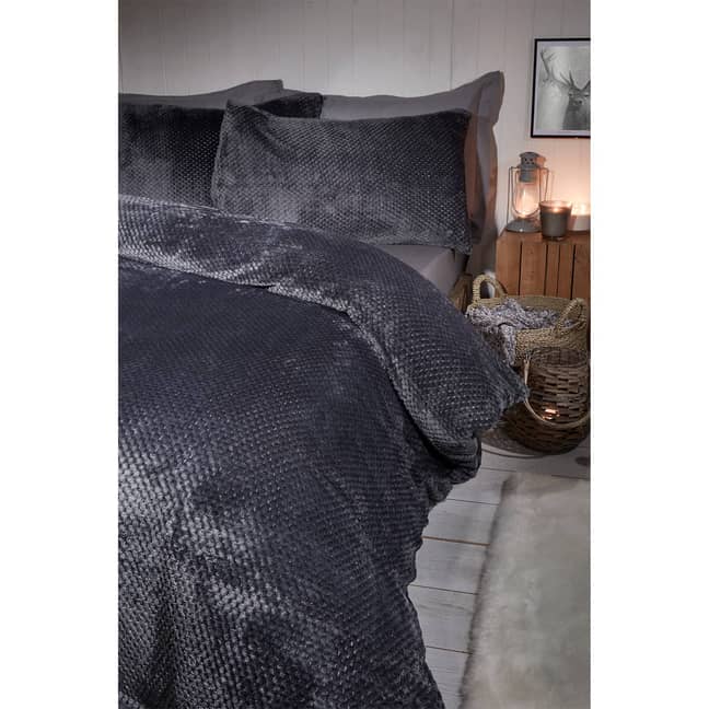B&amp;M's fleecy duvets are perfect for a cold winter night (Credit: B&amp;M)