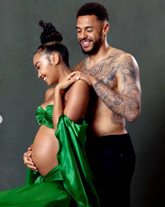 Andre and Leigh-Anne are exepecting their first child together (Credit: Instagram0