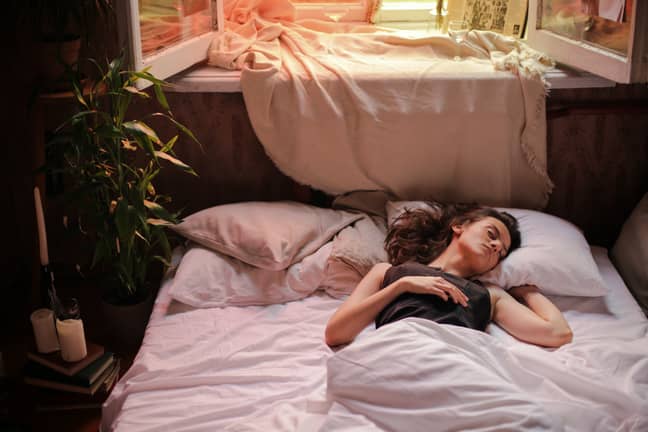 If you sleep on your back you are more likely to snore (Credit: Pexels)