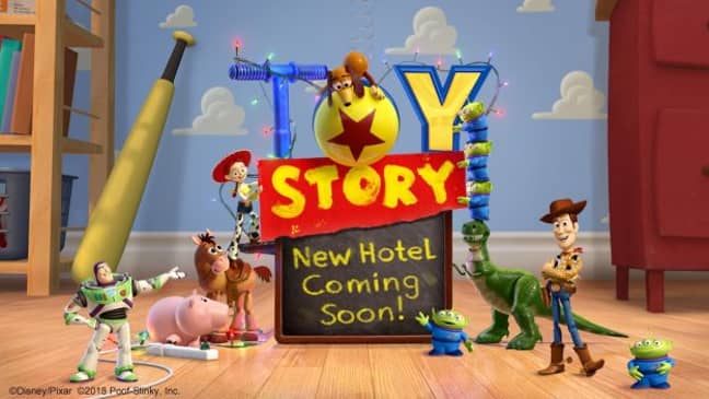 The hotel will be the second Toy Story themed hotel. (Credit: Disney Parks Blog)
