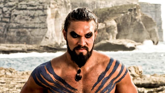 Jason Momoa played Khal Drogo in Game of Thrones (Credit: HBO)