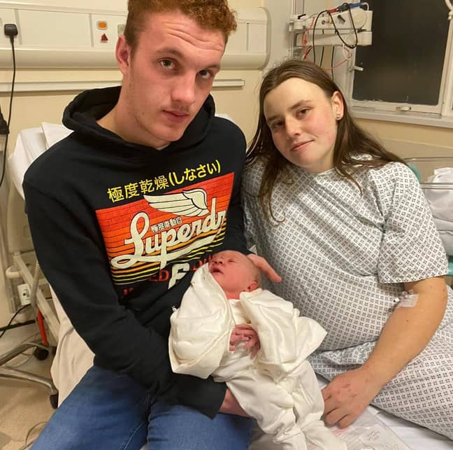 Dion gave birth to a surprise baby (Credit: Wales News Service) 