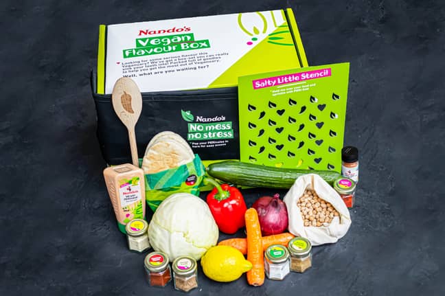 Nando's has launched a brand new Vegan Flavour Box (Credit: Nando's)