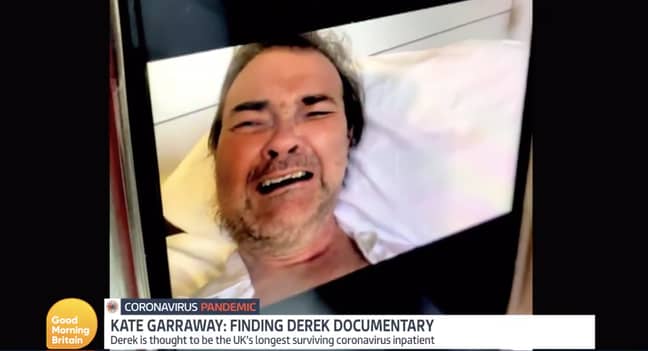 Derek could be seen in tears (Credit: ITV)