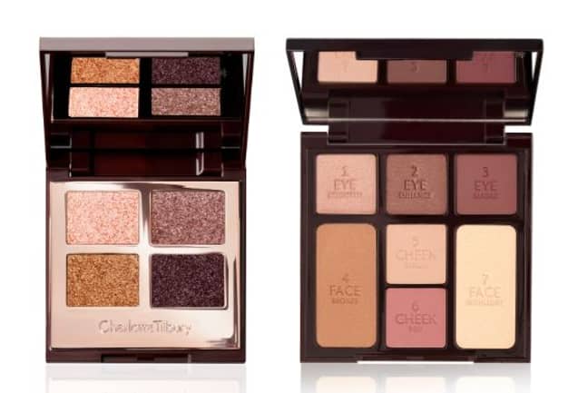 Luxury Palette of Pops in Celestial Eyes, £42, and Instant Look In A Palette, £49. (Credit: Charlotte Tilbury)