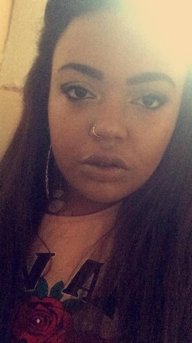 Aaleyah Kent, 21, was left screaming in agony after accidentally knocking the adhesive from Primark (Credit: PA)