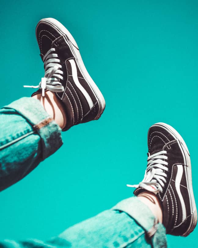 The skate shoes are expertly designed to fall upright (Credit: Unsplash)
