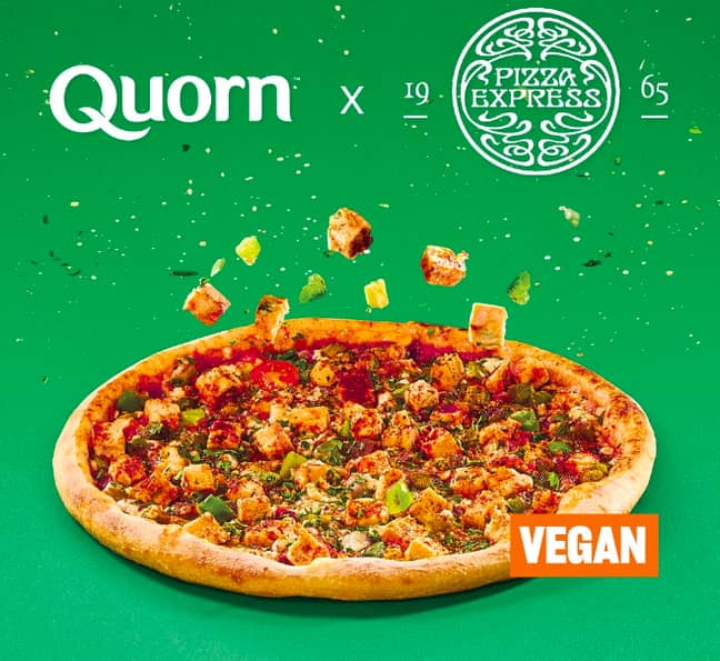 The Quorn pizza looks so delish (Credit: Pizza Express/Quorn)
