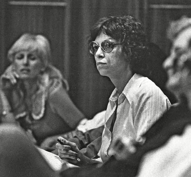 Carole Bundy in court supporting Ted Bundy through his trial (Credit: Shutterstock)