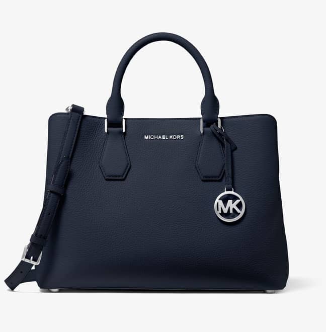 You can get the brand's Camille Leather Large Satchels for £216 (Credit: Michael Kors)