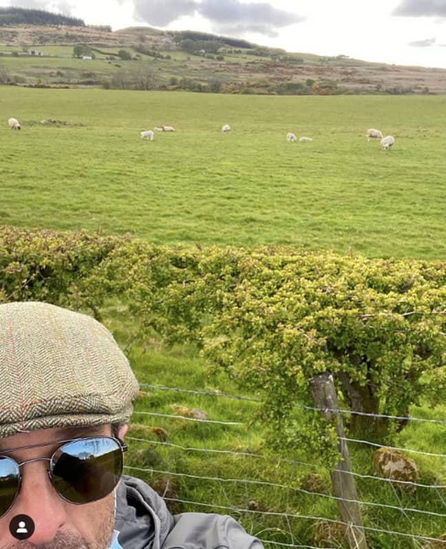 Patrick has revealed his arrival in Ireland (Credit: Instagram - patrick dempsey)