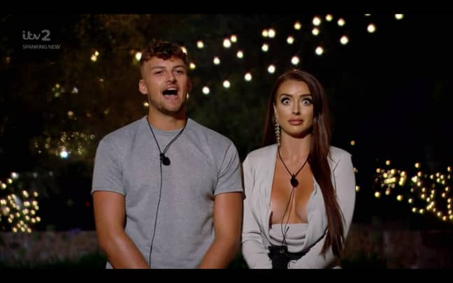 Yikes. Did Hugo really just say that? (ITV/Love Island)