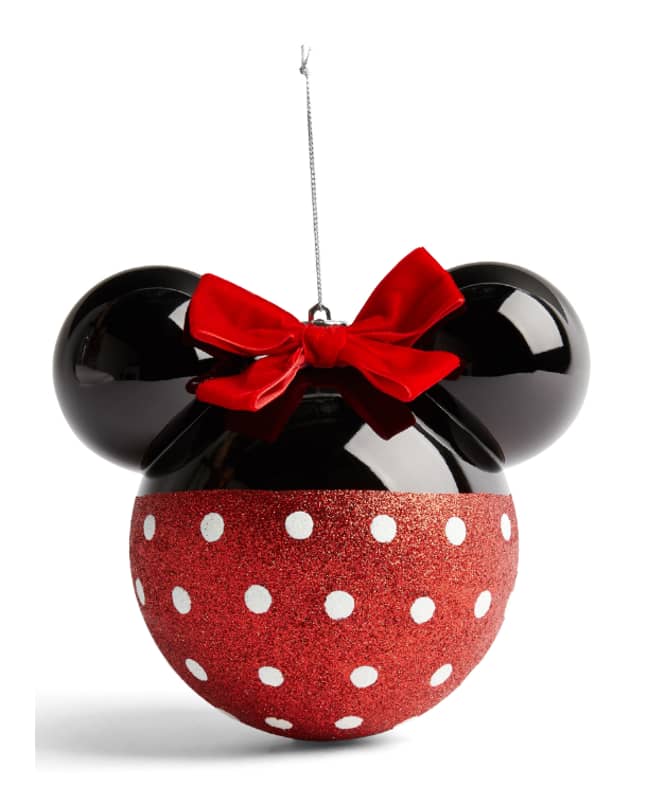 Details about   Disney Mickey Minnie Mouse Christmas Baubles Wreath In Red & Pink Gift Primark 