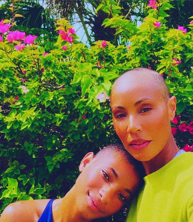 Jada Pinkett-Smith with daughter Willow (Credit: Instagram/@willowsmith)
