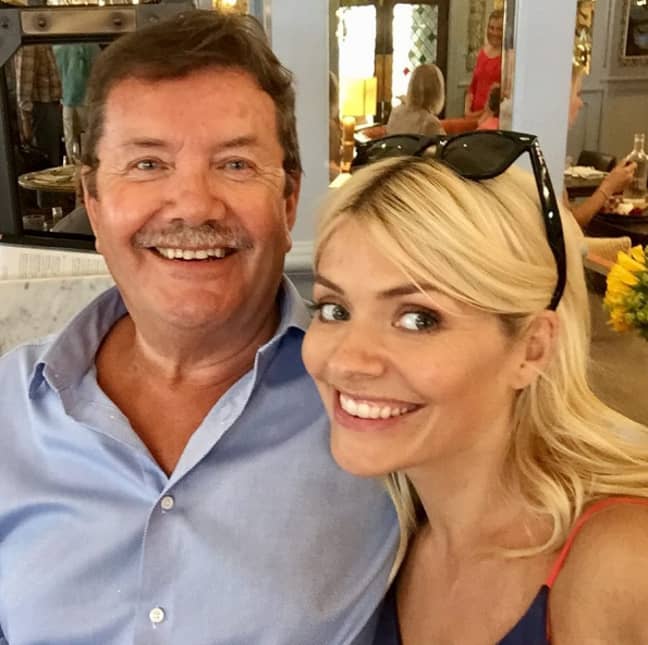 Holly is really close with her dad (Credit: Instagram/ Holly Willoughby) 