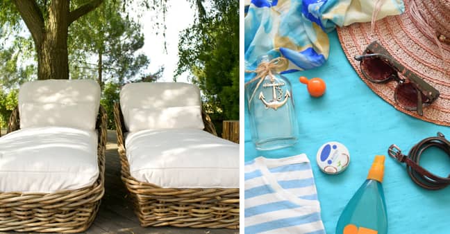 You'll be sent the furniture and some goodies to sunbathe with (Credit: Whatshed.co.uk)