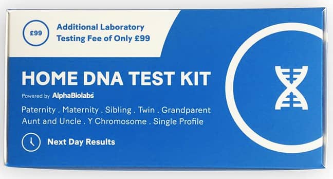 Alongside was a snap of the test kit, which promised 'next day results' (Credit: Home Bargains)