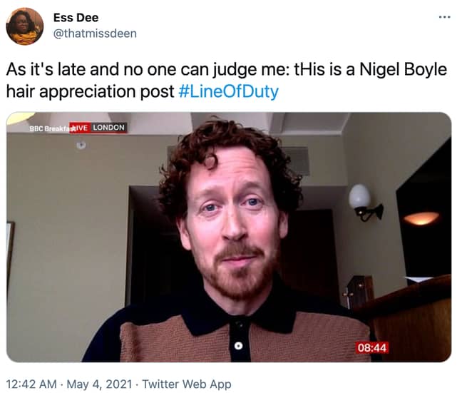 Fans clearly love Nigel's curls (Credit: Twitter)