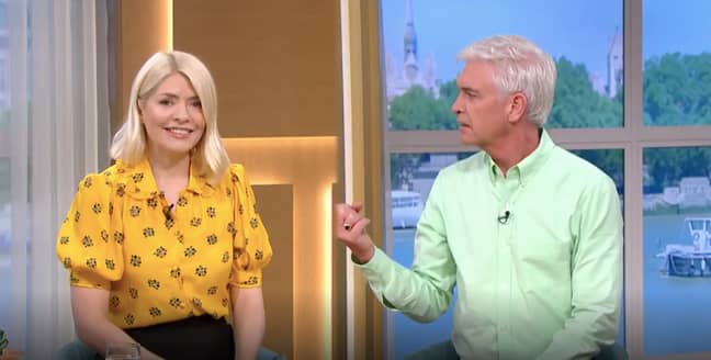 Phil was very confused as Holly explained her corn on the cob dilemma (Credit: ITV/This Morning)