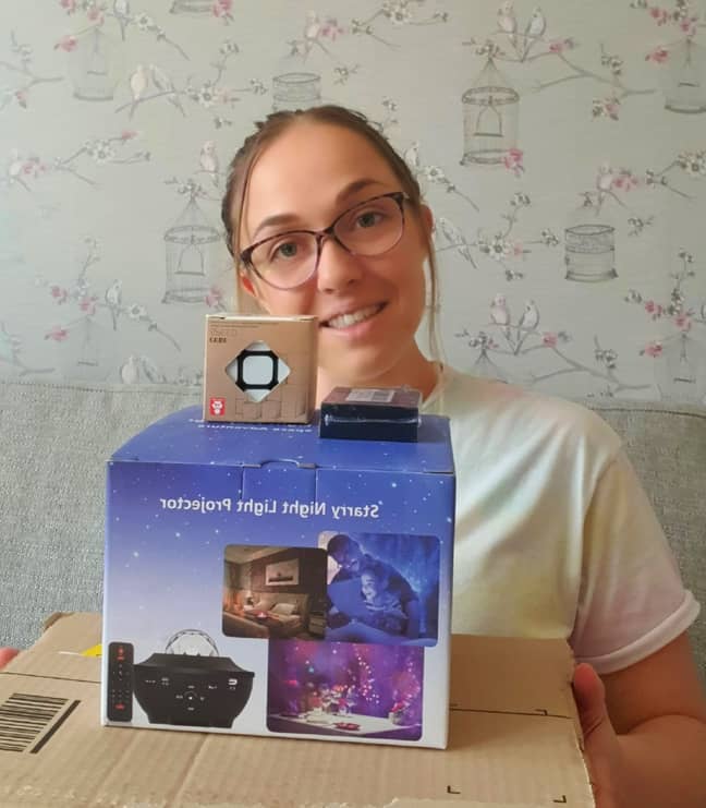 Kirsty had got her daughter a load of goodies (Credit: Amazon Alexa)