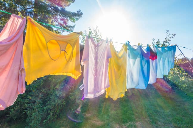 This alternative method of hanging up clothes takes up way more space (Credit: Shutterstock)