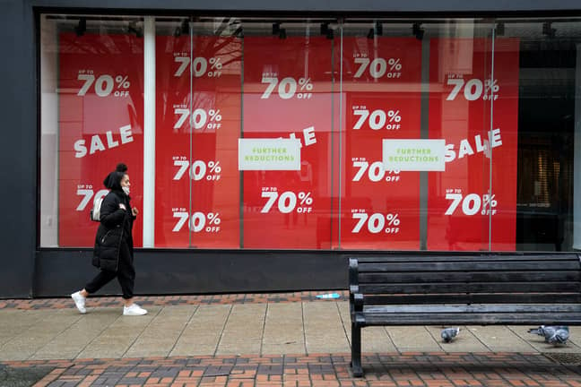 All non-essential retail was forced to close (Credit: PA Images)