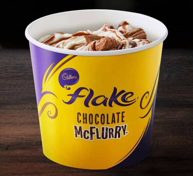 The Flake McFlurry is returning (Credit: McDonald's)
