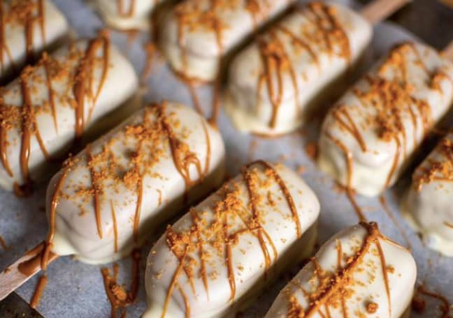 These Biscoff lollies are the stuff of dreams (Instagram/@the_newport_vegan)