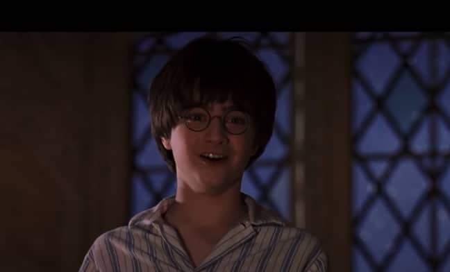 Who could forget Harry's face when he realised he had actual presents?! (Credit: Warner Bros.)