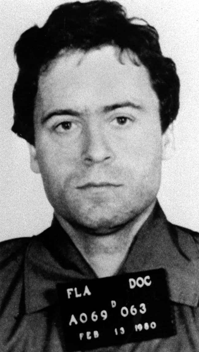 Police mug shot of convicted serial killer Ted Bundy in 1980. Credit: PA Images