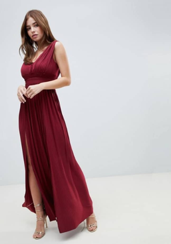 The range has dresses that are perfect for the festive season. (Credit: ASOS)