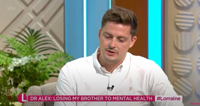 Alex urged others to reach out and ask for help (Credit: ITV)