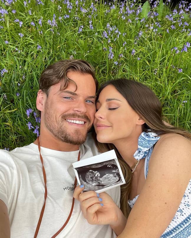 Louise said she had refrained from documenting this pregnancy until she reached the 12-week mark (Credit: Louise Thompson/ Instagram)
