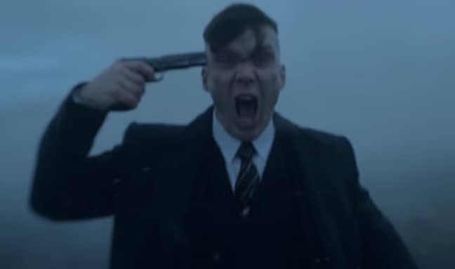 Season six of Peaky Blinders saw Tommy Shelby raise a gun to his head (Credit: BBC)