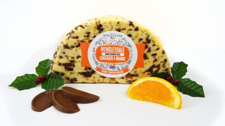 Morrisons Is Selling Chocolate Orange Wensleydale Cheese For Christmas