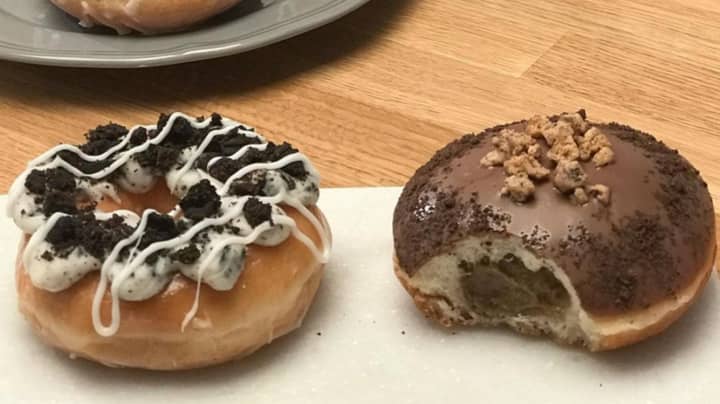 Krispy Kreme Launches Doughnut With Cookie Dough Filling