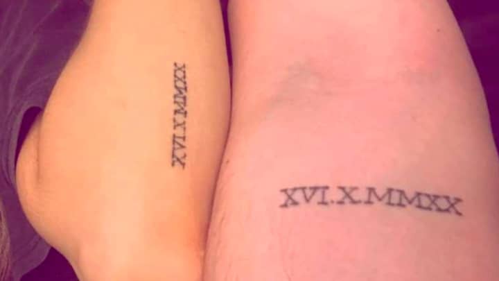 Couple Get Wedding Date Tattoos - Only For It To Be Cancelled