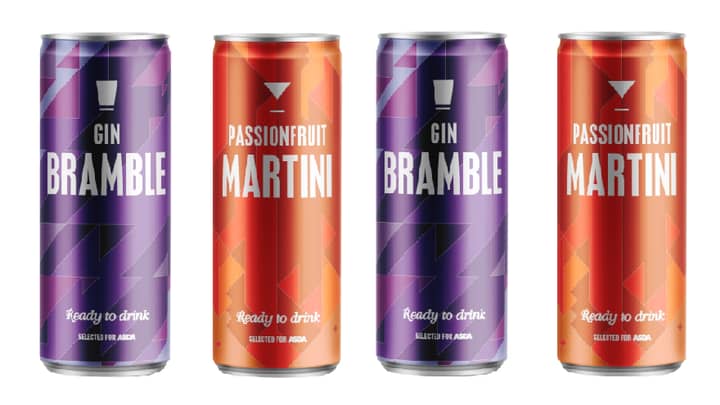 ASDA Releases £1 Cans Of Passion Fruit Martini And Bramble Gin In Time For The Heatwave