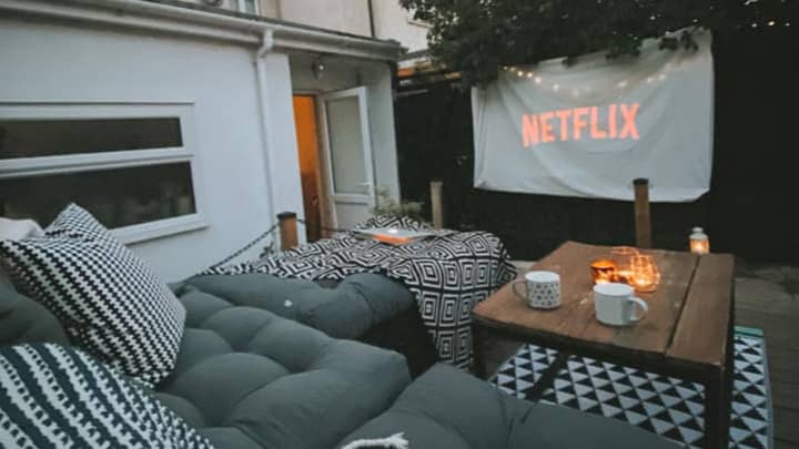 Couple Completely Revamp Drab House Into Dream Home With Outdoor Cinema
